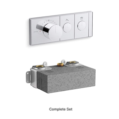 Kohler ANTHEM™ Two-outlet Thermostatic Concealed Shower Mixer - K-26346T-9-CP