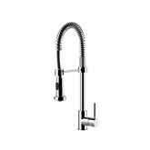 Gessi Semi-Pro Single Lever Kitchen Mixer With Extractable Double Jet Handshower - 50209