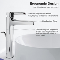 Kohler Taut Pin Tall Lavatory Faucet 74026X-4AE2-CP