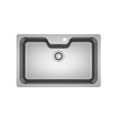 Franke Bell Stainless Steel Undermount Single Bowl Kitchen Sink 745mm - BCX 110-75TL