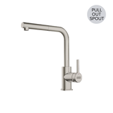 Franke LINA L-Shaped Kitchen Mixer with Pull-Out Swivel Spout - CT935C