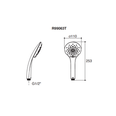 Kohler RENEW Organic Multifunction Handshower - R-99063T-CP