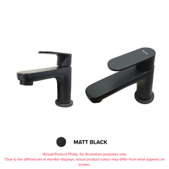 h+m Flip Lever Cold Water Basin Tap - KX7443