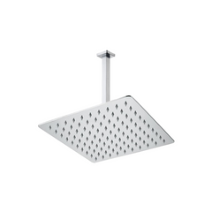 h+m Square Overhead Rainshower Stainless Steel 250mm