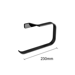 H+M NARROW Black Towel Holder - BP27033