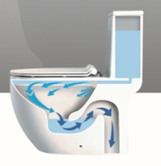 H+M One-Piece Floorstanding WC (Rimless) - HMW002