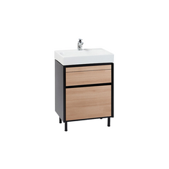 Kohler Maxispace Hydroshield 600mm Vanity Cabinet with 1 Tap Hole Washbasin Set – Light Wood K96120T10