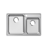 Franke Bell Stainless Steel Drop-in Double Bowl Sink - BCX620-38/32