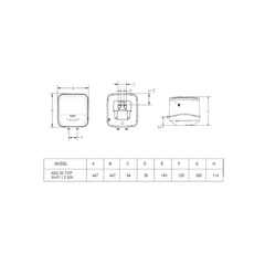 Ariston Andris2 30L WiFi electric storage heater AN230TOPWIFI