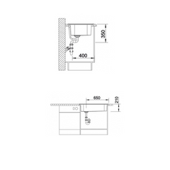 Blanco Plenta 9 insert sink 235639