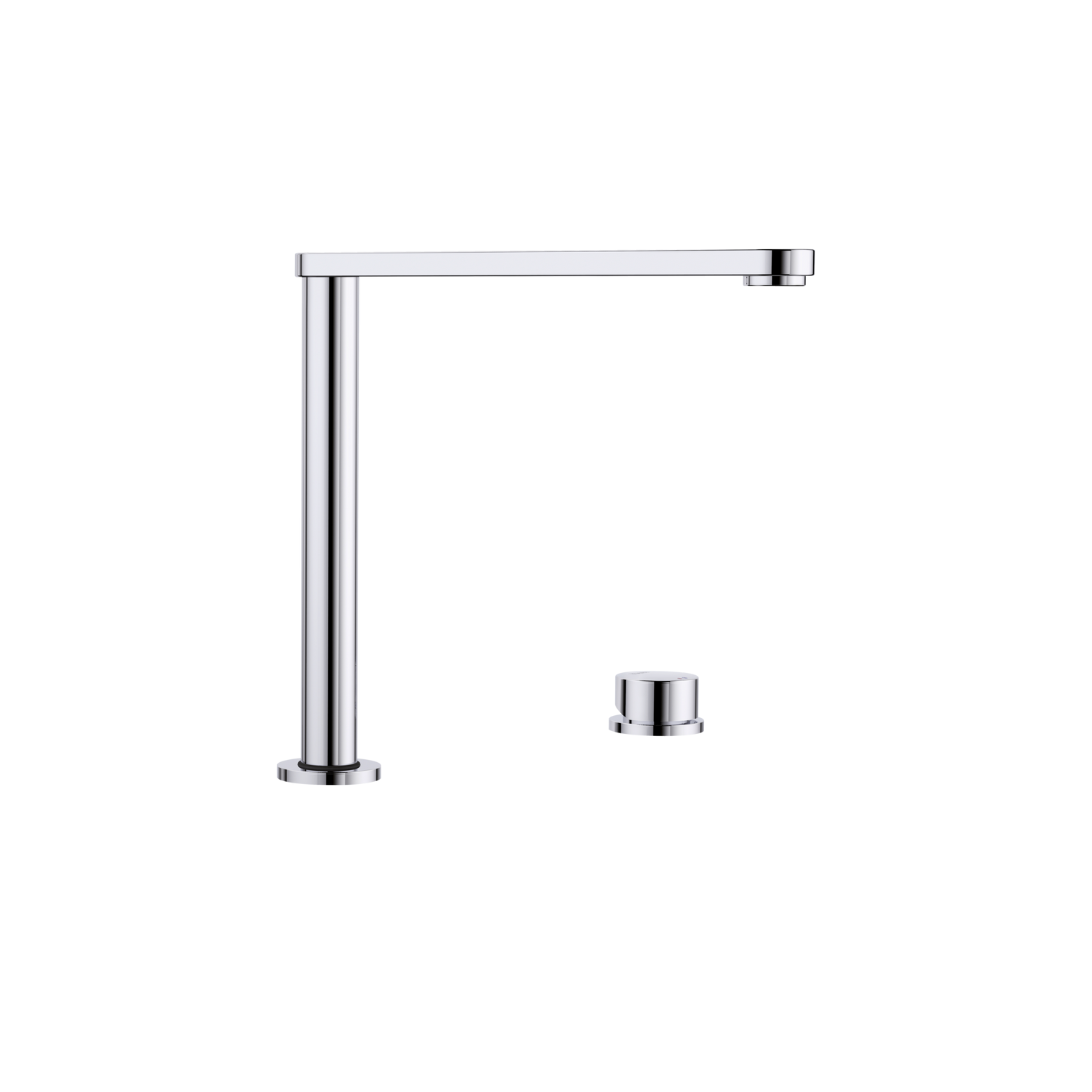 Blanco Eloscope F-II retractable 2-hole sink mixer 516672