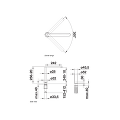 Blanco Eloscope F-II retractable 2-hole sink mixer 516672