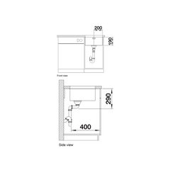 Blanco Andano 400-U undermount sink 522959