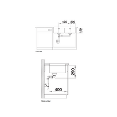 Blanco Andano 400/400-U undermount sink 522987