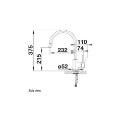 Blanco Mida-S XL pull-out kitchen mixer 524707