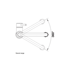 Blanco Catris-S Flexo kitchen mixer chrome 525791