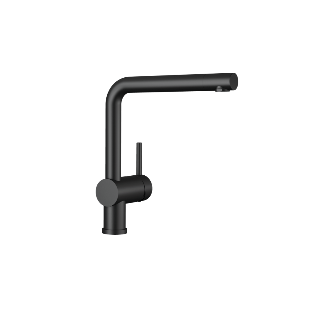 Blanco Linus kitchen mixer matt black 525806