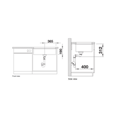 Blanco Subline 700-U undermount sink 526001