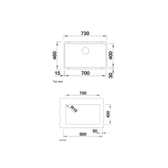 Blanco Subline 700-U undermount sink 526001