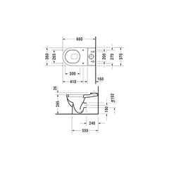 Duravit Starck 3 2PWC complete set DUR-0128090064-WHI