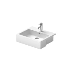 Duravit Vero rectangular semi-recessed basin DUR-03145500000-WHI