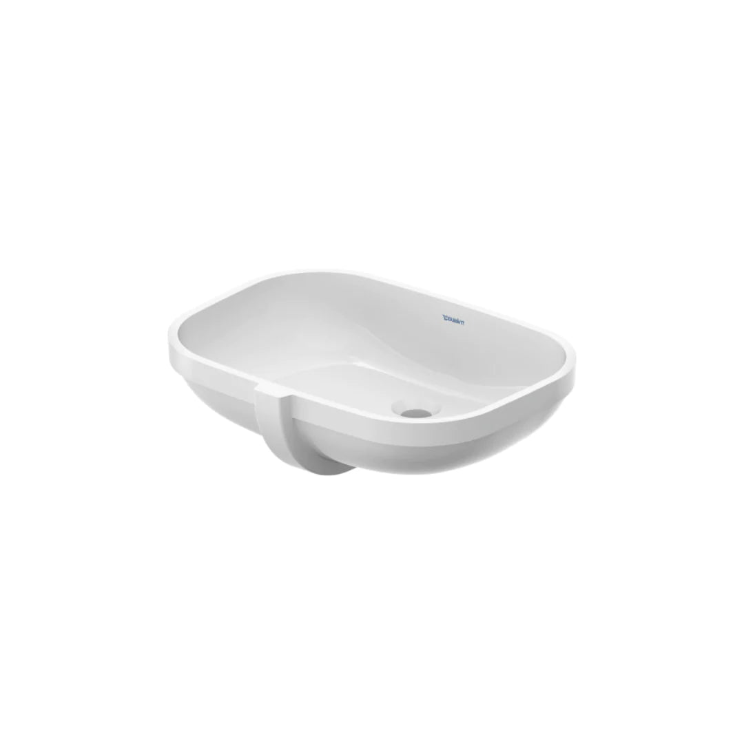 Duravit D-code undercounter basin with overflow DUR-0338560000-WHI