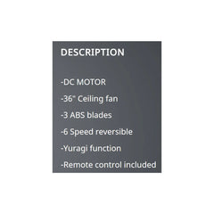 Elmark Baby Champ 36"ceiling fan Wooden finish ELM-BABYCHAMPKOA-WOD