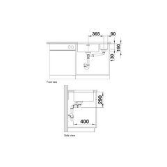 Blanco Andano 500/180-U undermount sink 522989