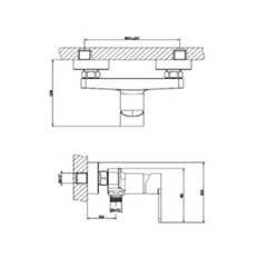 Gessi Emporio Venezia Exposed Shower Mixer 47132-031