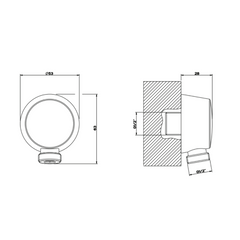 Gessi Emporio Corso Venezia 1/2" Water Outlet 47269-031