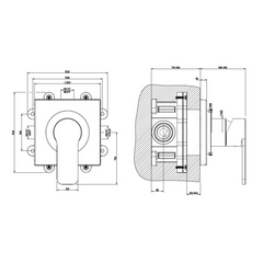 GESSI Emporio Concealed Shower Mixer - 47206-031