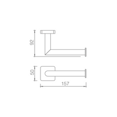 H+M CONTRASTS series paper holder w/o cover 24206