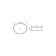 H+M Countertop Basin K461MF2