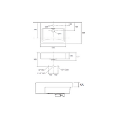 Kohler LADENA Semi-Recessed Basin - 72907K10