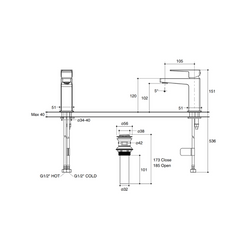 Kohler HONESTY single control lav faucet K24747X4CP