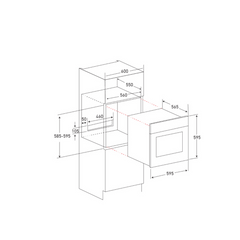 Mayer 60 cm Built-in Oven with Smoke Ventilation MMDO8R