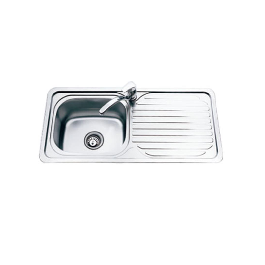 Monic I-800 1 bowl 1 drainer inset sink MON-I800-SST