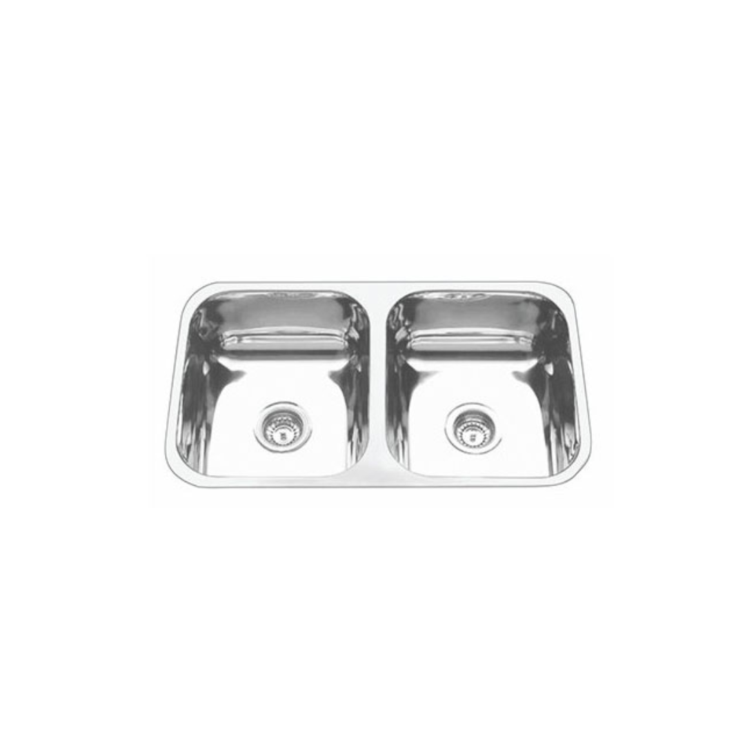 Monic U-780 two- bowl undermount sink MON-U780-SST