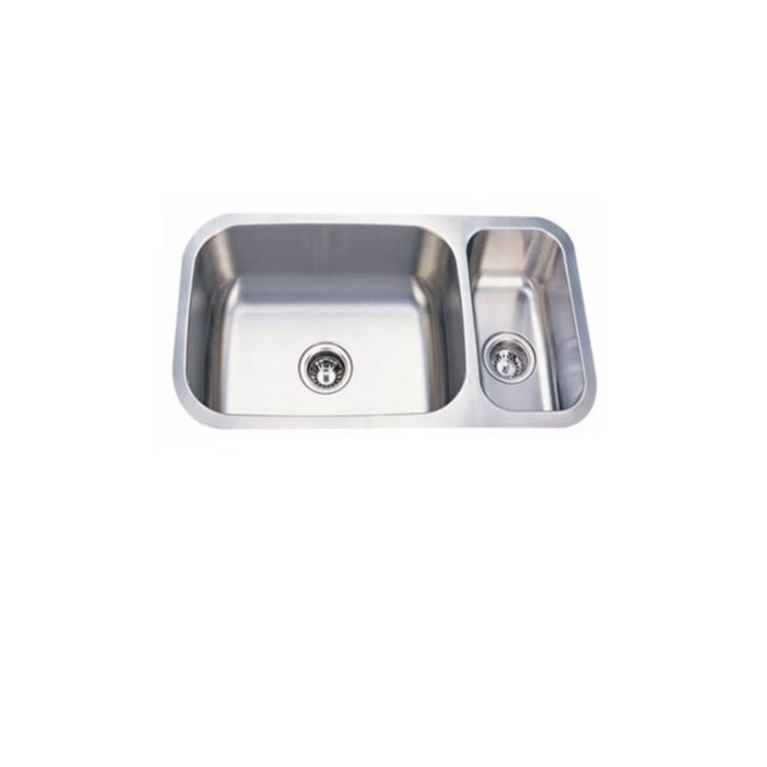 Monic U-813 two- bowl undermount sink MON-U813-SST