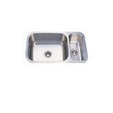 Monic U-813 two- bowl undermount sink MON-U813-SST