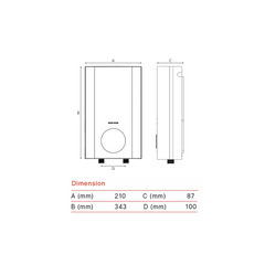 Viessmann Vitowell Easy Classic Instant Heater - 7956388