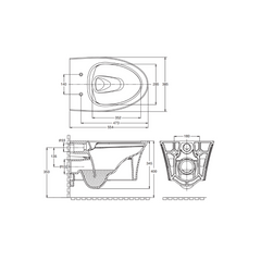 Kohler VEIL Wall-Hung WC w/ Soft Close Seat Cover 5723K0