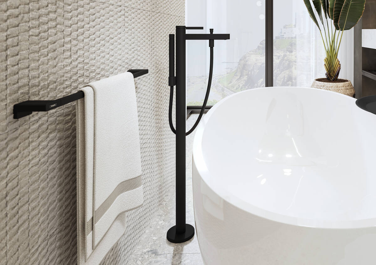 41747677 Hansgrohe Addstoris Bath towel rail 41747677 / 41747007 – Bathroom Guru
