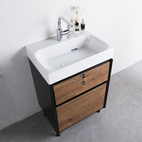 Kohler Maxispace Hydroshield 600mm Vanity Cabinet with 1 Tap Hole Washbasin Set – Light Wood  K96120T10