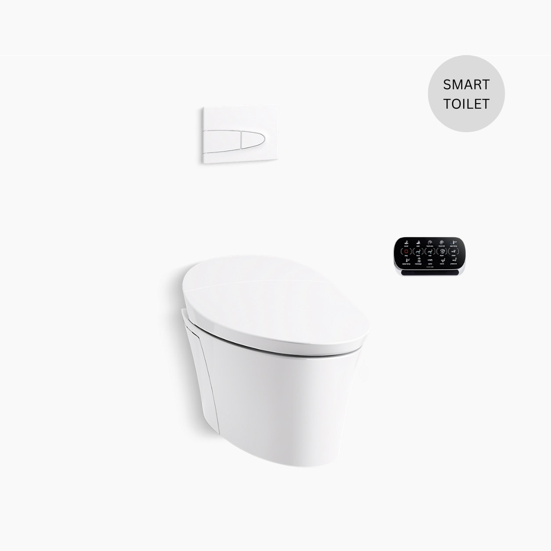 Kohler Veil Wall-Hung Intelligent Toilet Set - K-5402R-0