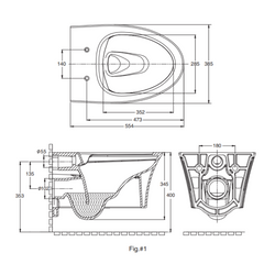 Kohler Veil Wall Hung WC Complete Bundle Set (Front-Actuation)