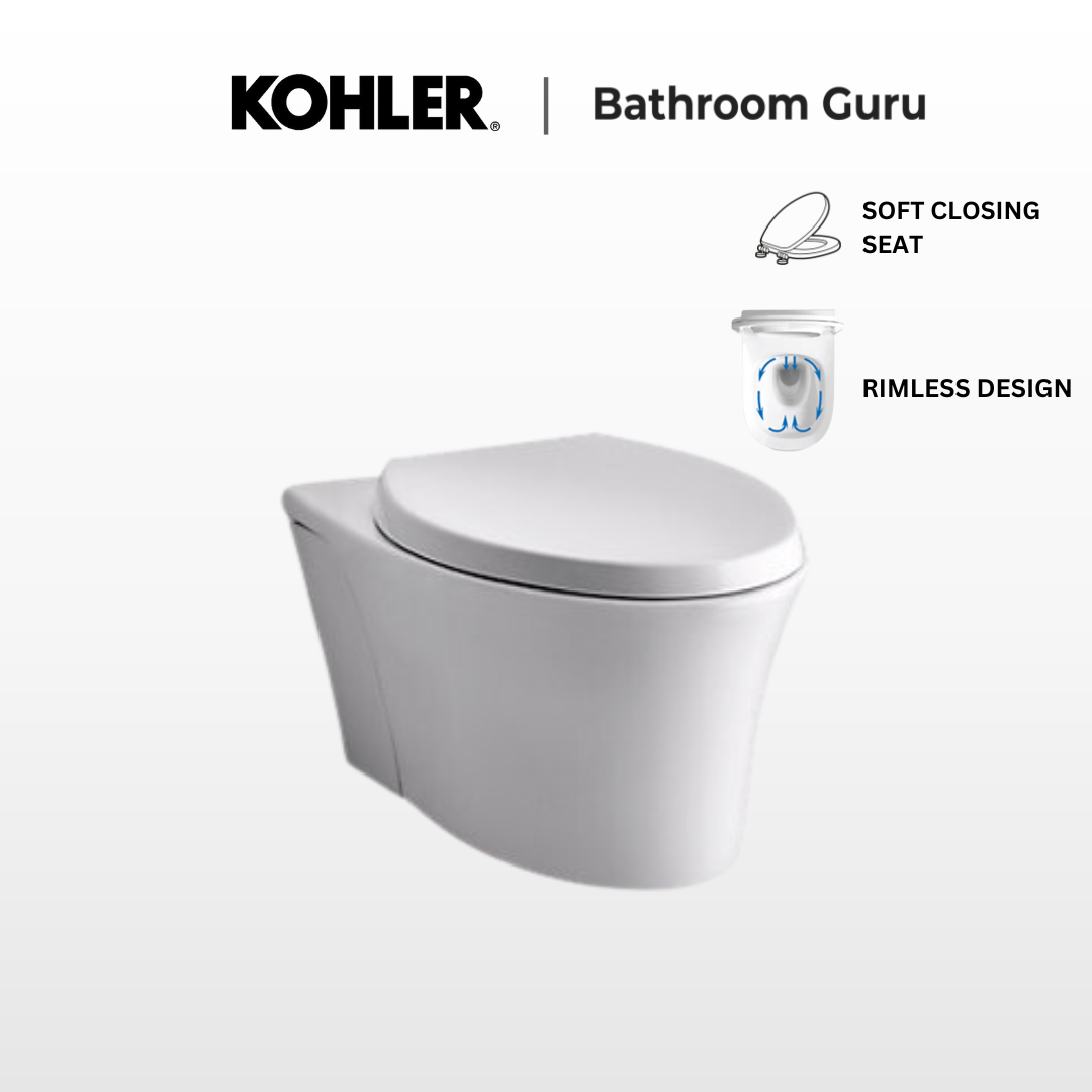 Kohler Veil Wall Hung WC Complete Bundle Set - 5723K