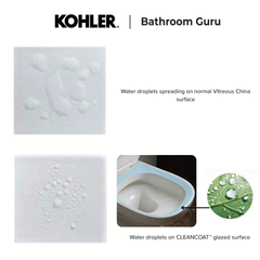 Kohler MODERNLIFE Close Coupled Rimless Toilet Bowl - 78800K-0 (77707K-0 + 77786K-0 +76417K-0)