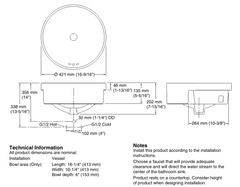 Kohler CHALICE Semi Recessed Basin - K-97013T