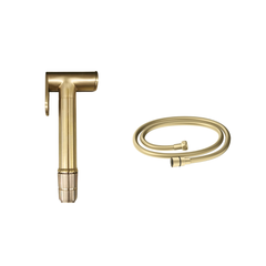 h+m Brass Bidet Spray with ABS Holder and 1.2m Flexible Hose 1/2" - BDS1